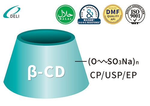 Betadex solfobutil etere sodico CAS 182410-00-0 SBECD