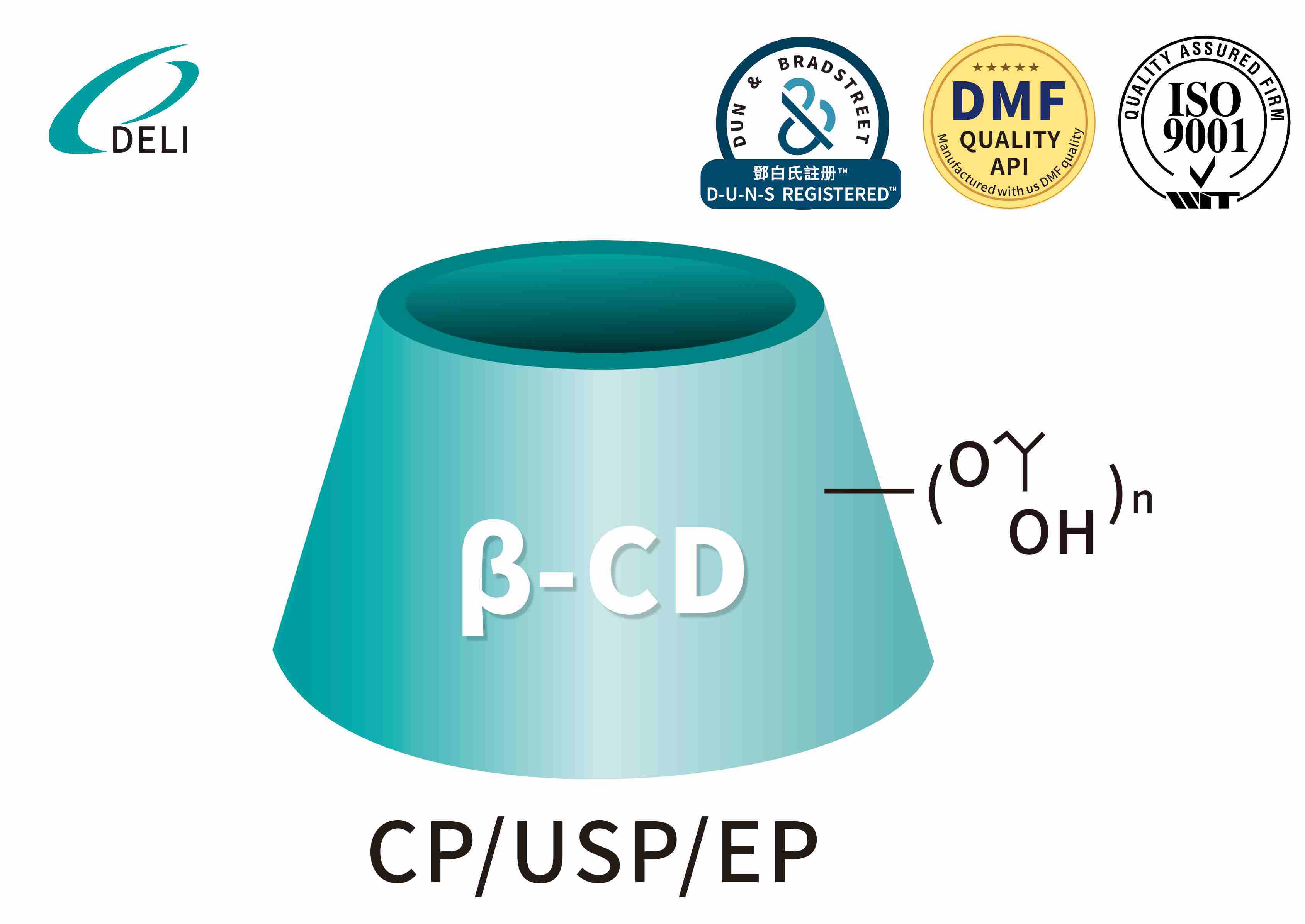 Idrossipropil Beta Ciclodestrina CAS 128446-35-5